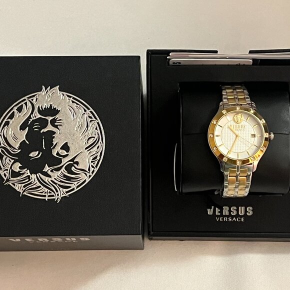 Versus by Versace Women Watch Bracelet BRACKENFELL VSP460218 Stainless Steel NEW